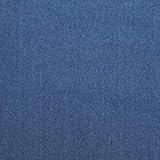 Jeansstoff jeansblau, mittelblau, vorgewaschen (8,8 oz), Breite: ca. 1,62 m, Meterware per 0,5 m